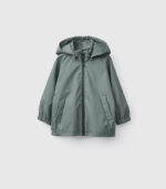 Leather-effect jacket with stitching detail - Görsel 3